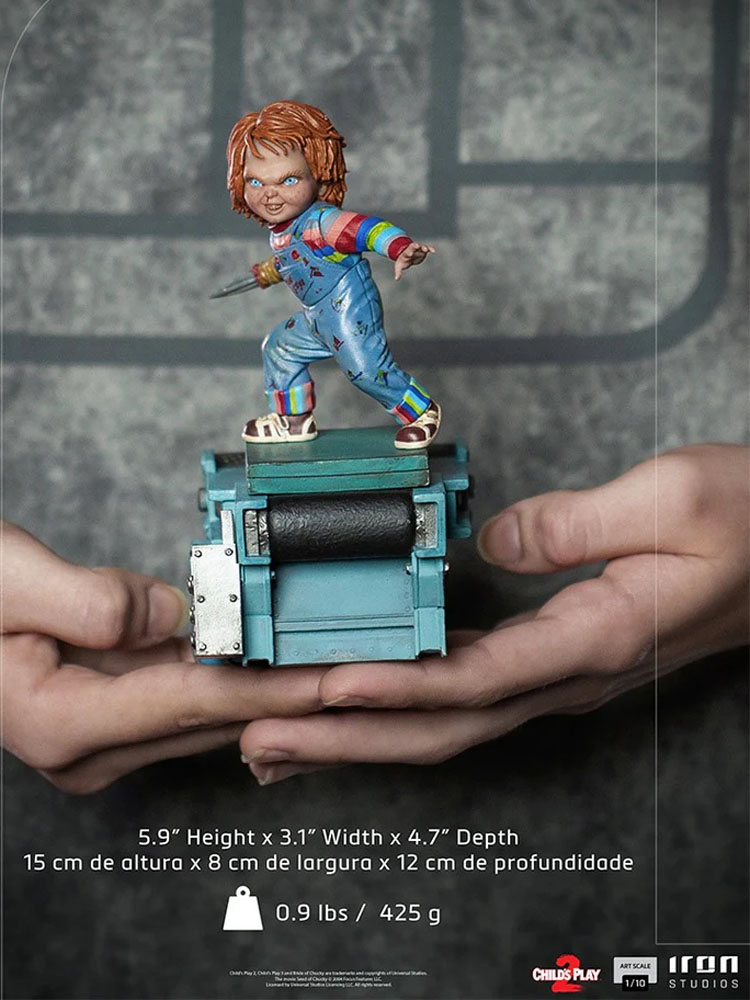 Iron Studios Child's Play II Chucky Art Scale 1/10 Scale Polystone Statue